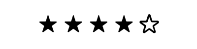 Four Star out of Five Stars Mattress Rating Logo