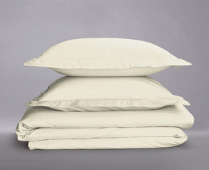 Organic Percale Cotton Duvet Cover Set