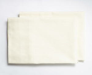 Organic Percale Cotton Pillowcase, Set of 2