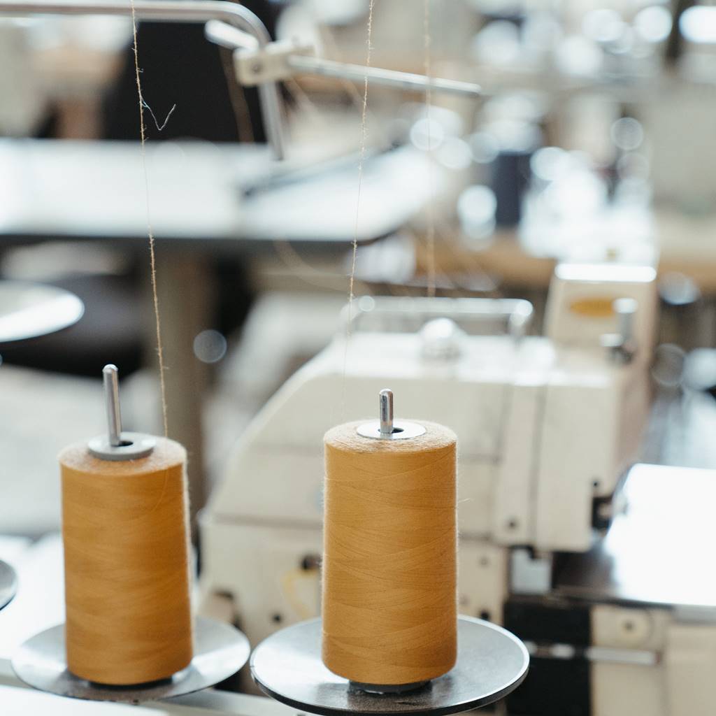 Spool of thread with mattress sewing machine.