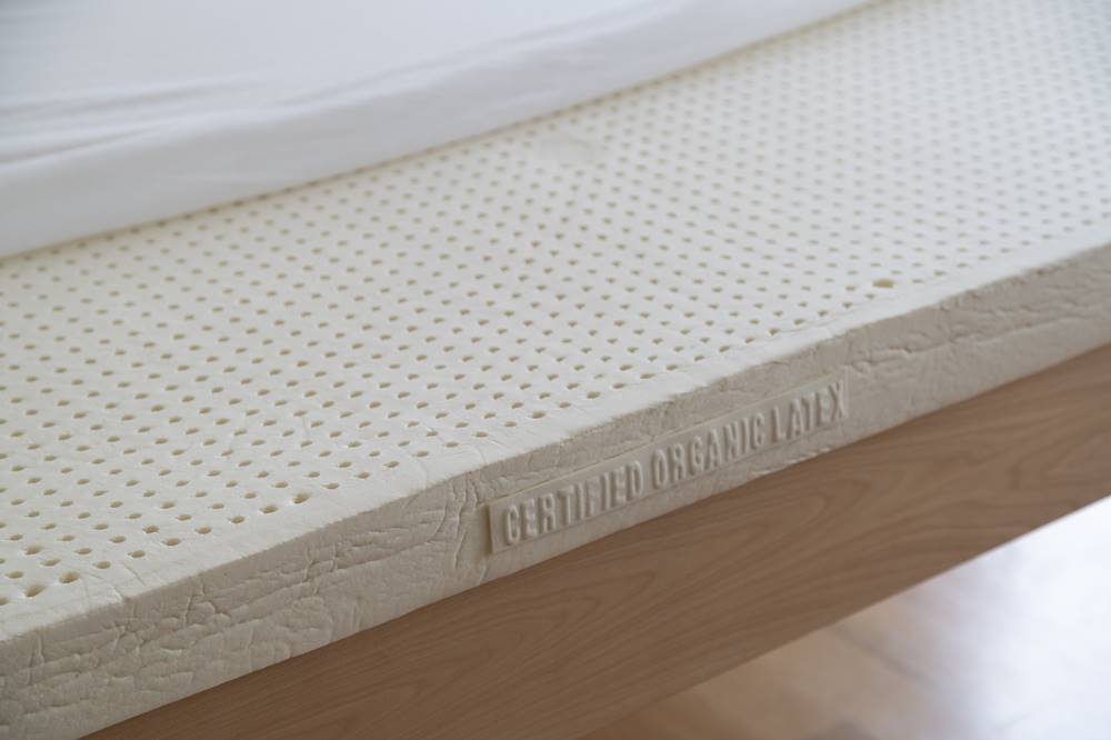 spindle 10 inch organic latex mattress